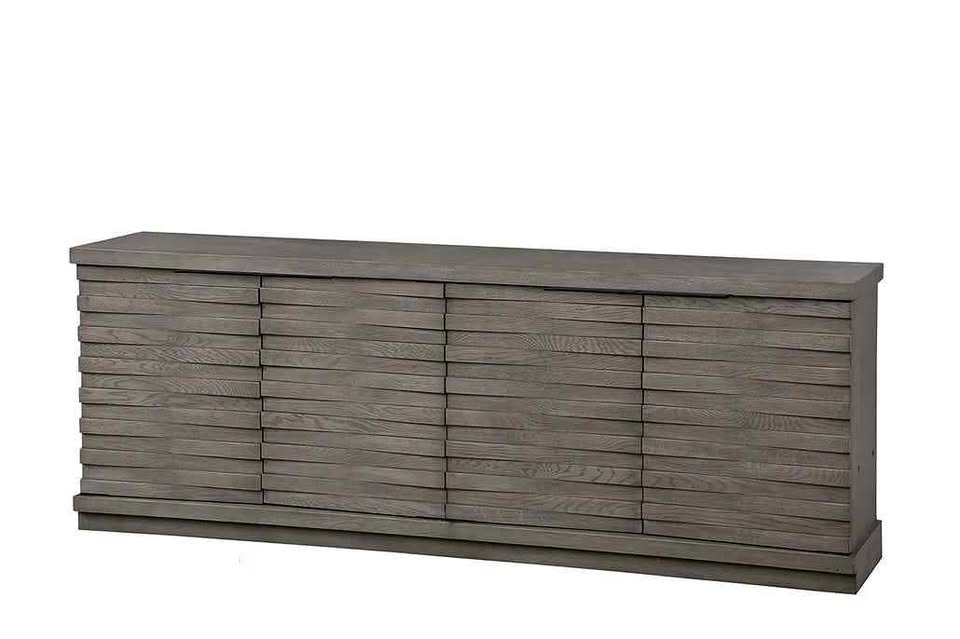 PURE MODERN 63" Angled Door TV Console