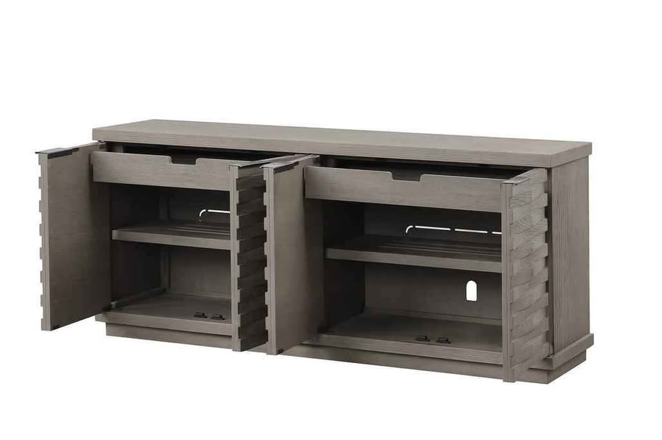 PURE MODERN 63" Angled Door TV Console - Image 2