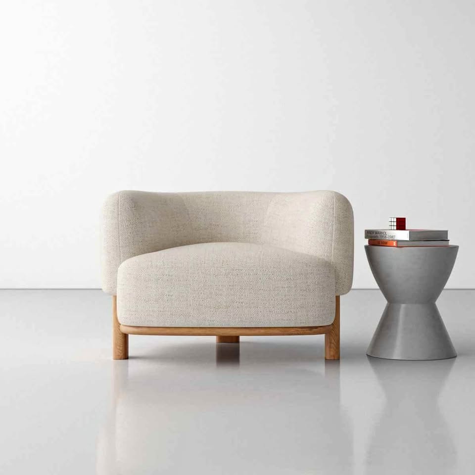 Moris Upholstered Barrel Chair