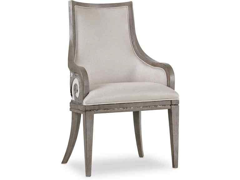 Hooker Furniture Casual Dining Sanctuary Upholstered Arm Chair ( Boucle )