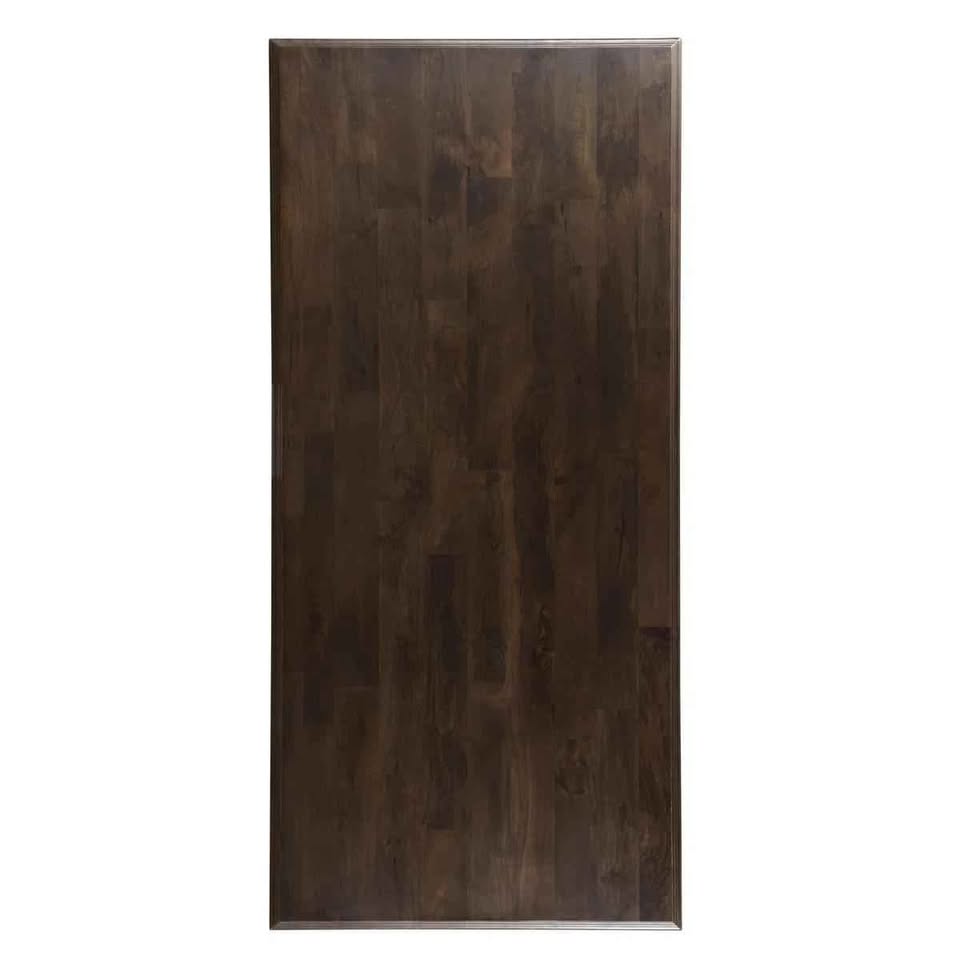 Mango Solid Wood Dining Table ( Retails $2700.00 ) Vintage Brown - Image 5