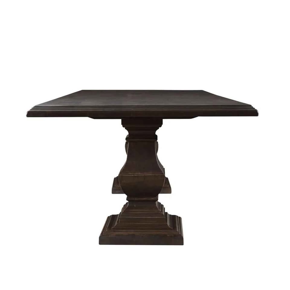 Mango Solid Wood Dining Table ( Retails $2700.00 ) Vintage Brown - Image 6