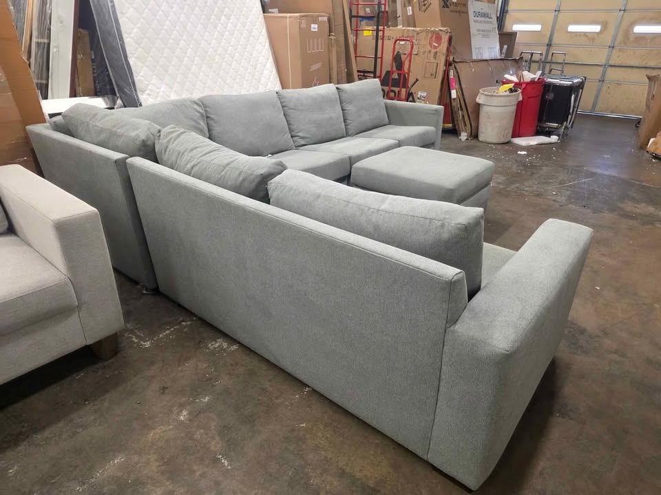 Flexsteel Collins 5-piece Fabric Modular Sectional - Image 6