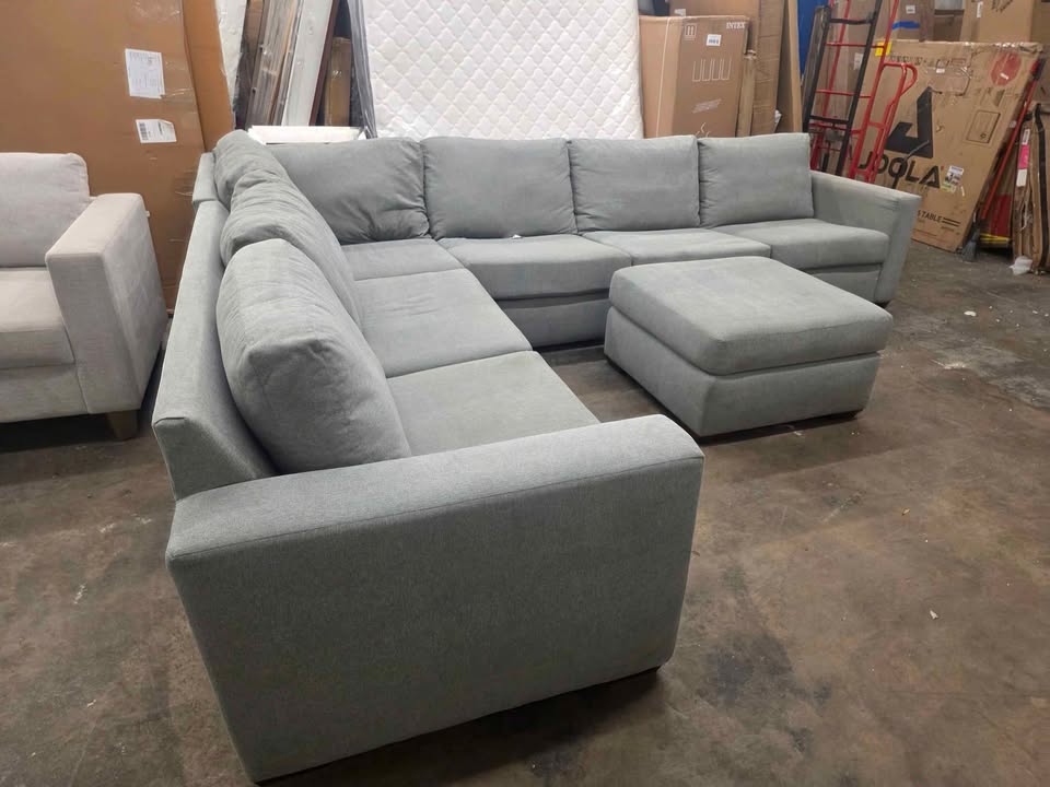 Flexsteel Collins 5-piece Fabric Modular Sectional - Image 7