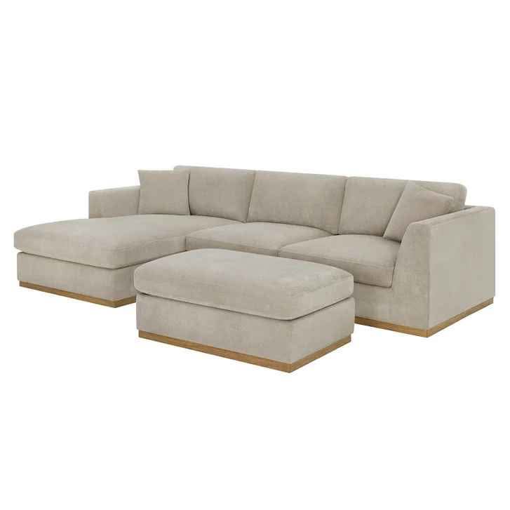 Henredon Caley Reversible Sofa Chaise with Ottoman - Image 5