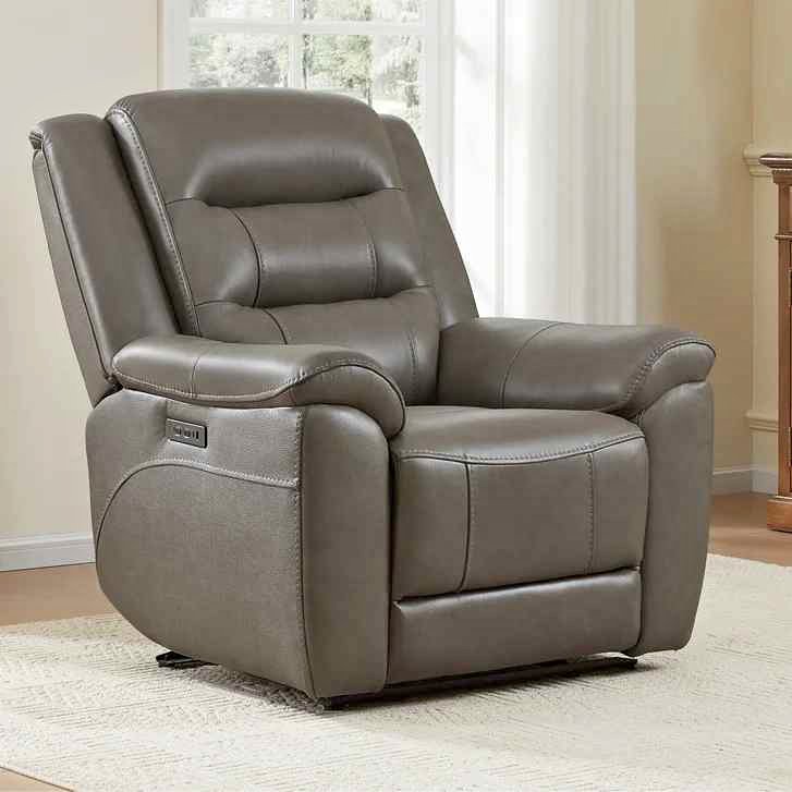 Mason Leather Power Recliner with Power Headres