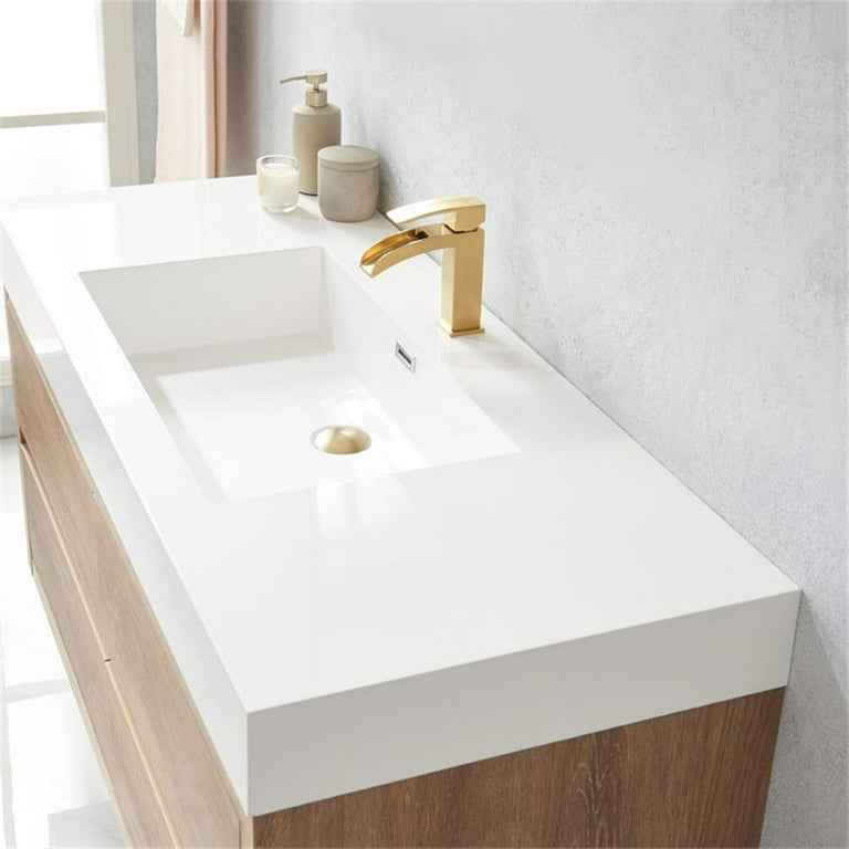 Palencia 48" Single Sink Wall-Mount Floating Wood Bathroom Vanity - Image 3