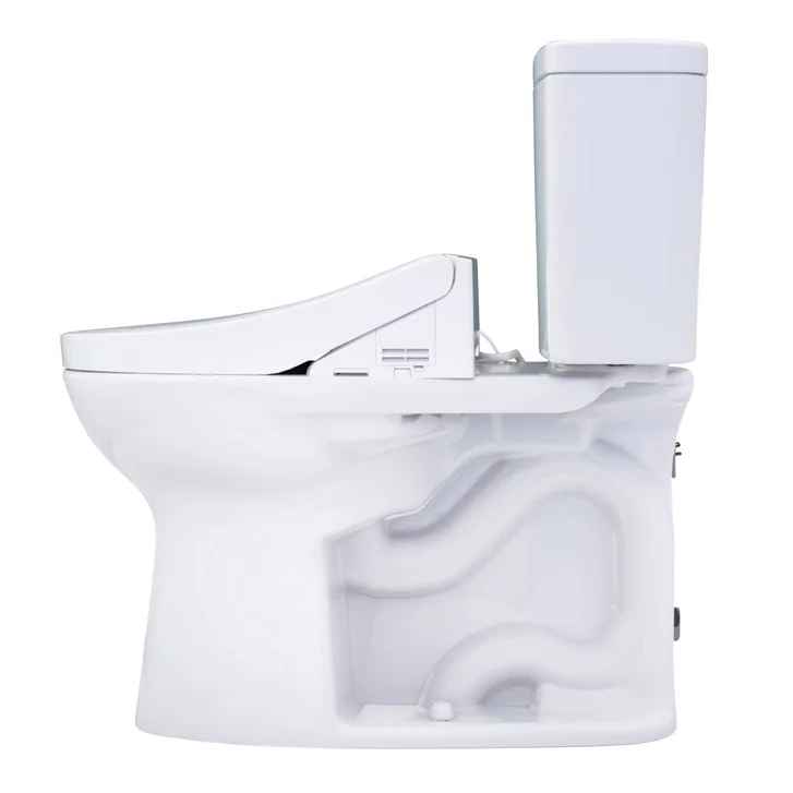 TOTO Drake 2-piece Elongated Toilet with C5 Washlet Bidet Seat - Image 4