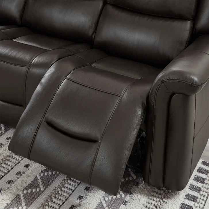 Alba Leather Power Reclining Sofa with Power Headrests - Image 4