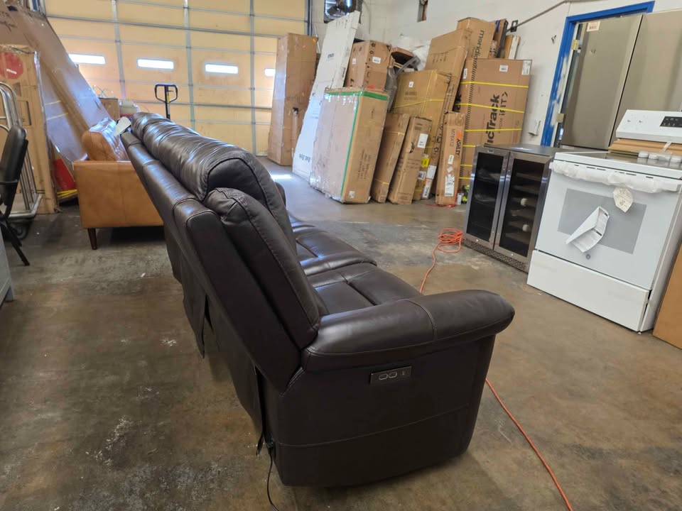 Alba Leather Power Reclining Sofa with Power Headrests - Image 8