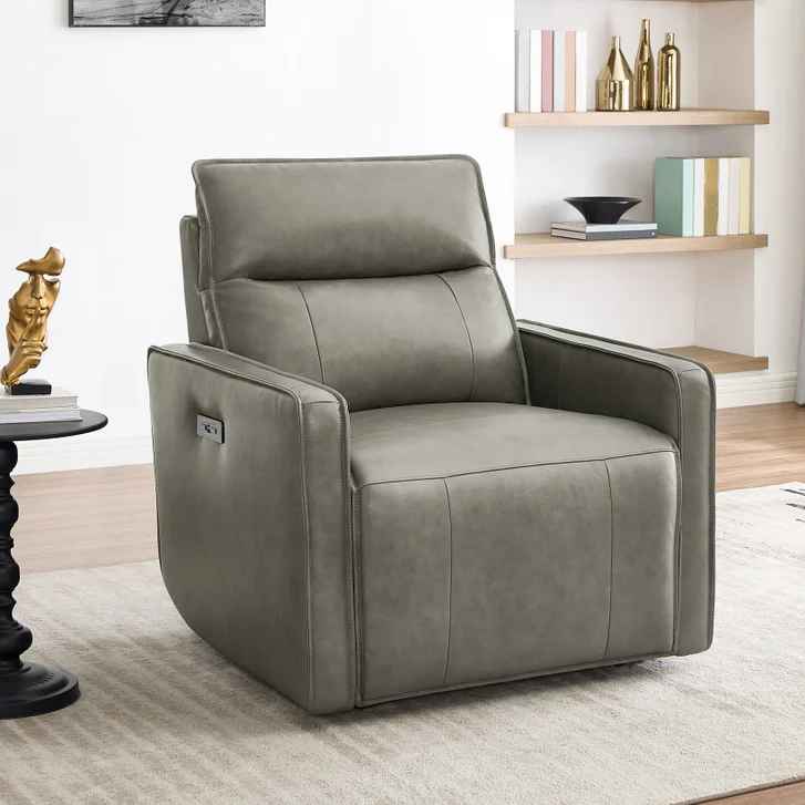 Henredon Keira Leather Zero Gravity Recliner