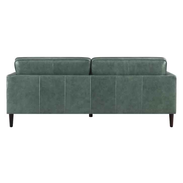 Harstine Leather Sofa ( Green ) - Image 3