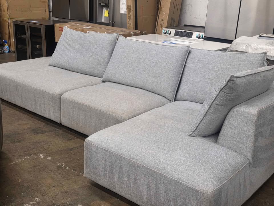 Macon 3-piece Fabric Modular Sectional - Image 5