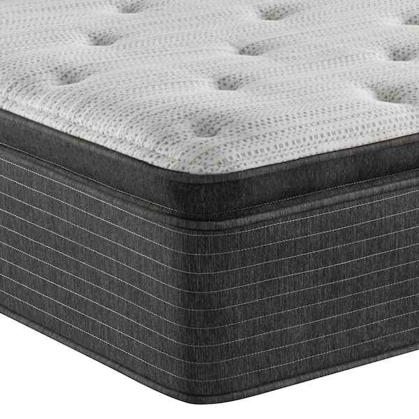 Beautyrest Silver BRS900 14.75 in. Twin Plush Pillow Top Mattress - Image 2
