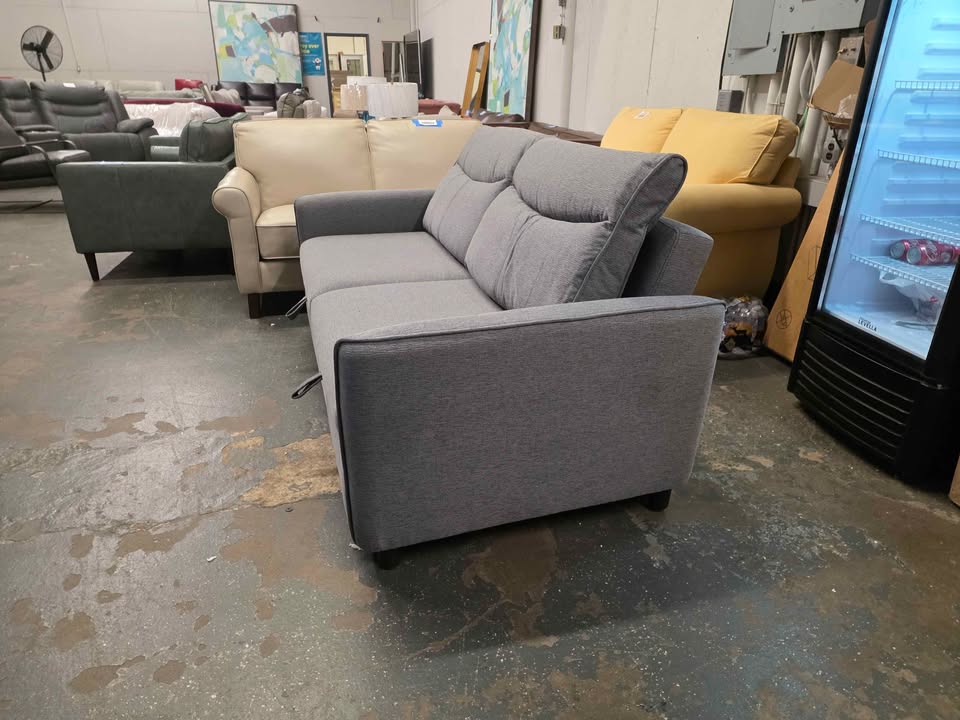 3 Seater Sofa Bed in Light Grey - Image 9