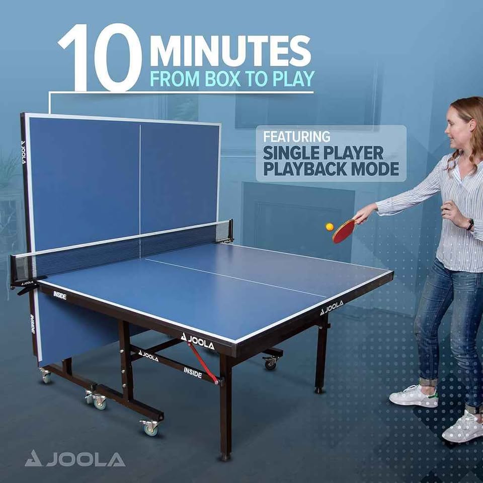 JOOLA Inside Professional MDF Indoor Ping Pong Table with Quick Clamp Table Tennis - Image 2