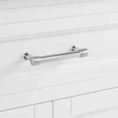 Roveland 48-in White Undermount Single Sink Bathroom Vanity with Natural Carrara Natural Marble Top - Image 5