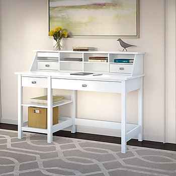 Bush Furniture Broadview Desktop Organizer, Pure White (BDH154WH-03) - Image 6