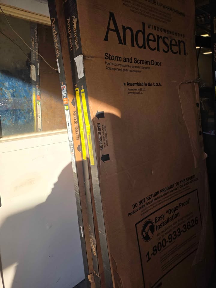 Andersen 3000 Series 36 in. x 80 in. Black Right-Hand Full View Interchangeable Aluminum Storm Door - Image 6