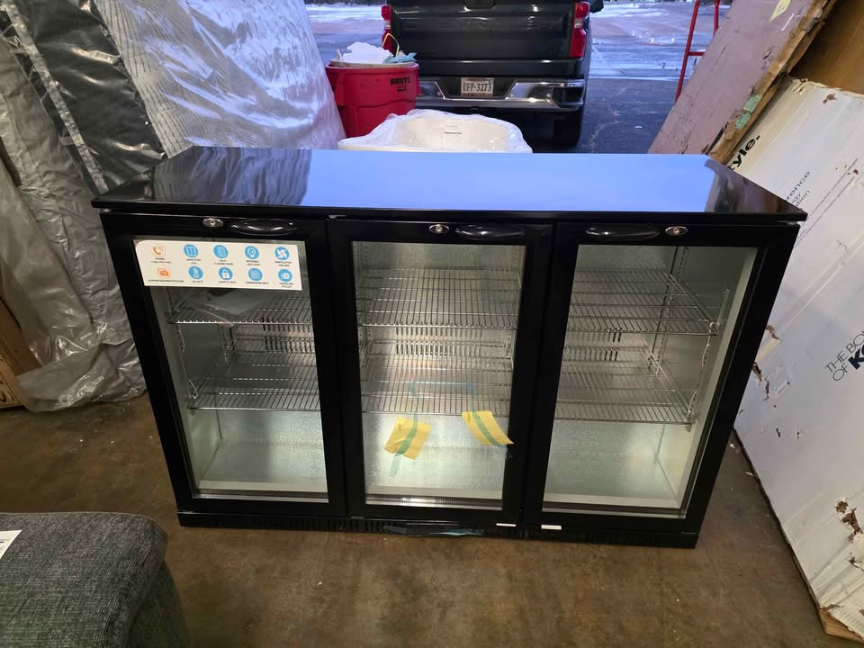 Back Bar Cooler 53.1" 12 cu. ft. Commercial Counter Height Refrigerator with Auto-Defrost in Blk - Image 8