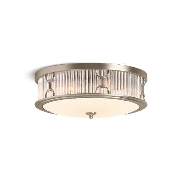 Kohler K-27750-FM03-BVL Terret 15 Inch Ceiling-Mounted Flush Mounts, Brushed Bronze - Image 3
