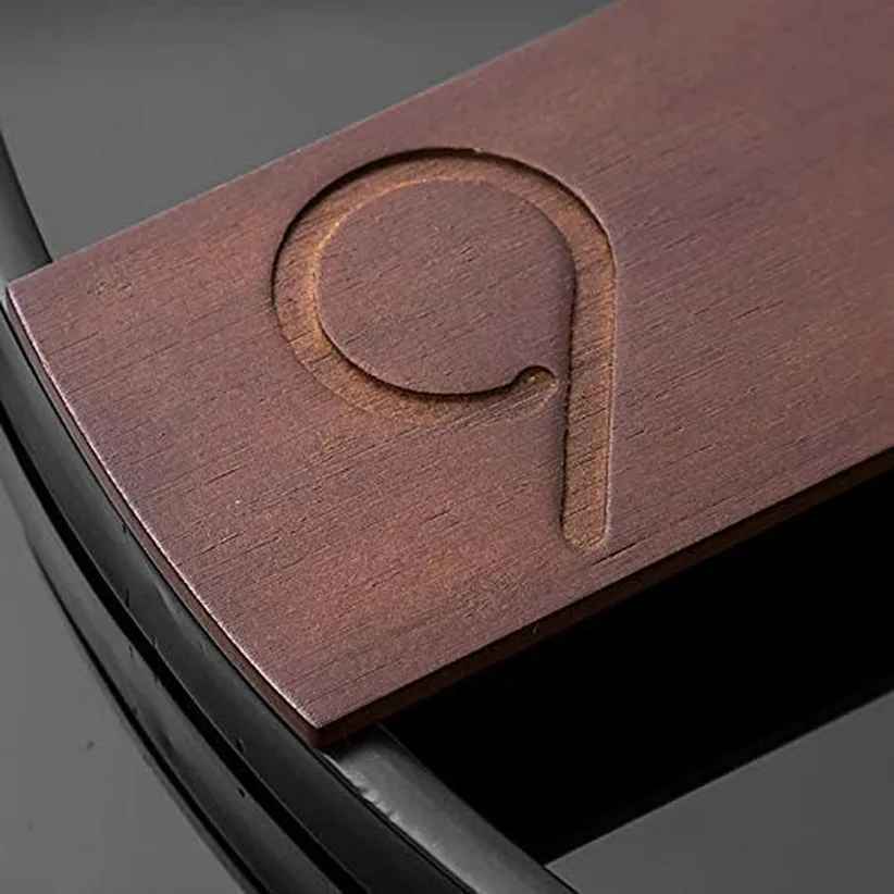 Yisiteone Large Wall Clocks For Living Room Decor, Modern Walnut Dial - Image 4