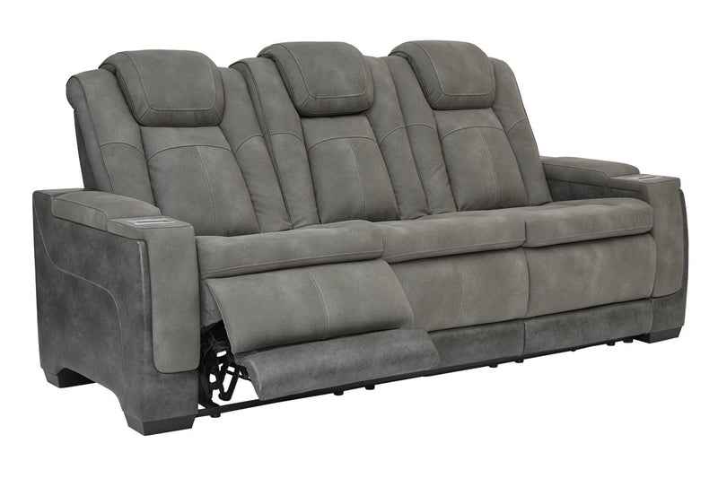 Next-Gen DuraPella Performance Fabric Dual Power Reclining Sofa - Image 2