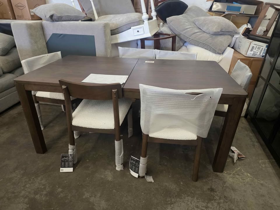 Utility 7-Piece Dining Table Set - Image 5