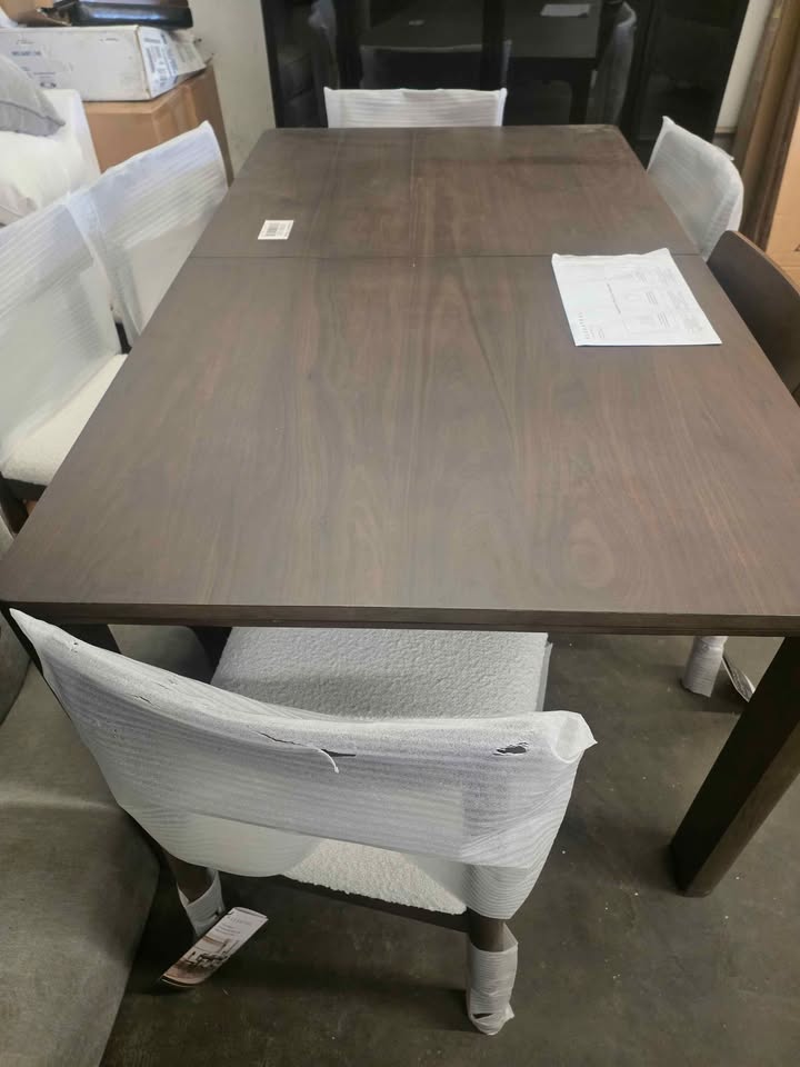 Utility 7-Piece Dining Table Set - Image 8