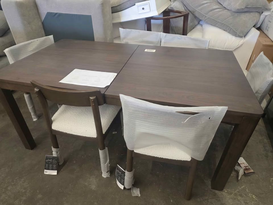 Utility 7-Piece Dining Table Set - Image 9
