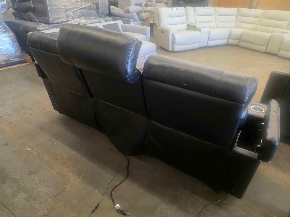 Zayne Leather Power Reclining Sofa with Power Headrests - Image 6