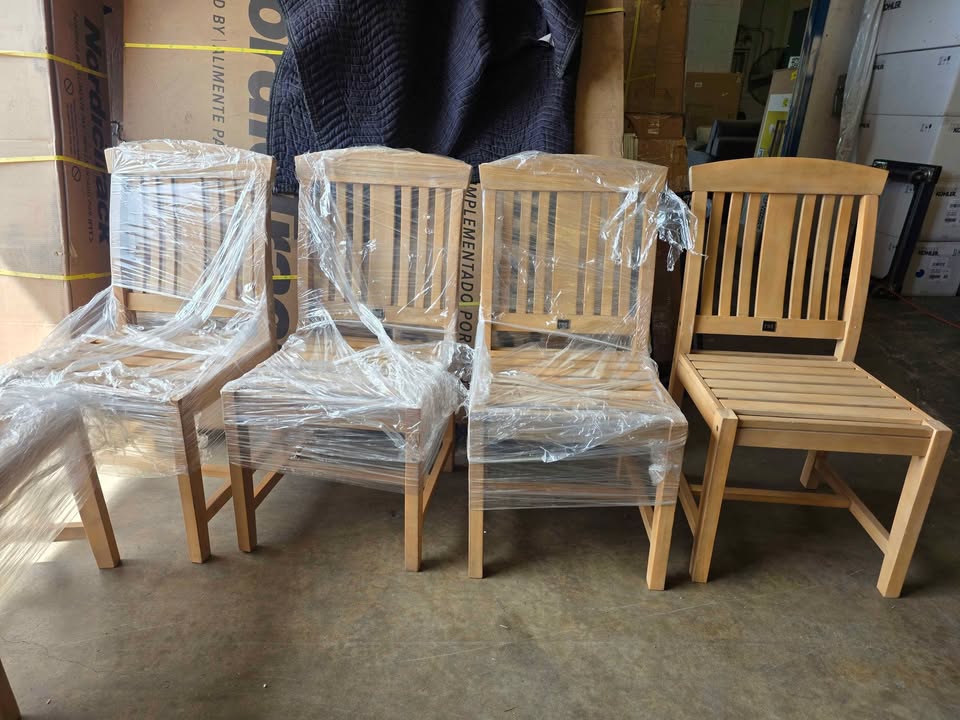 RST A-Grade Teak Armless Outdoor Patio Chair - Image 4