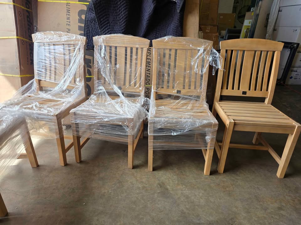 RST A-Grade Teak Armless Outdoor Patio Chair - Image 5