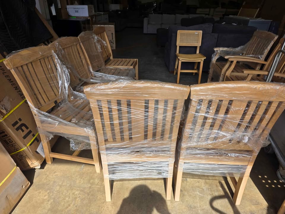 RST A-Grade Teak Armless Outdoor Patio Chair - Image 8