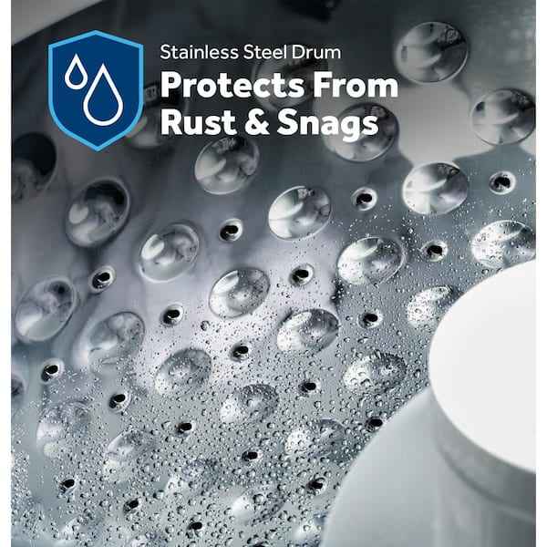 .3 cu. ft. Top Load Washer in White with Dual Action Agitator and Cold Plus, Sanitize with Oxi - Image 5