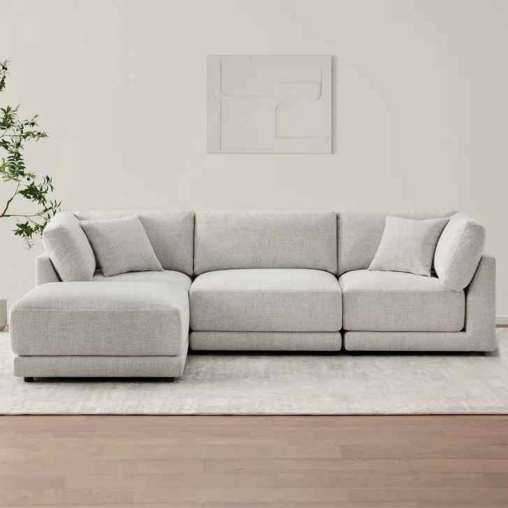 Dayna 4-piece Fabric Modular Sectional