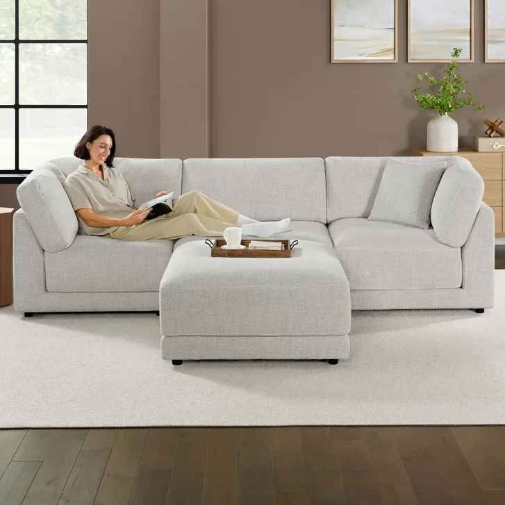 Dayna 4-piece Fabric Modular Sectional - Image 3