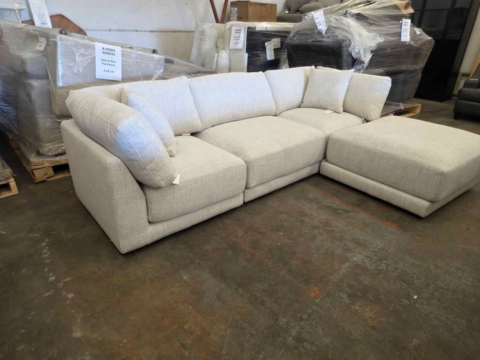 Dayna 4-piece Fabric Modular Sectional - Image 6