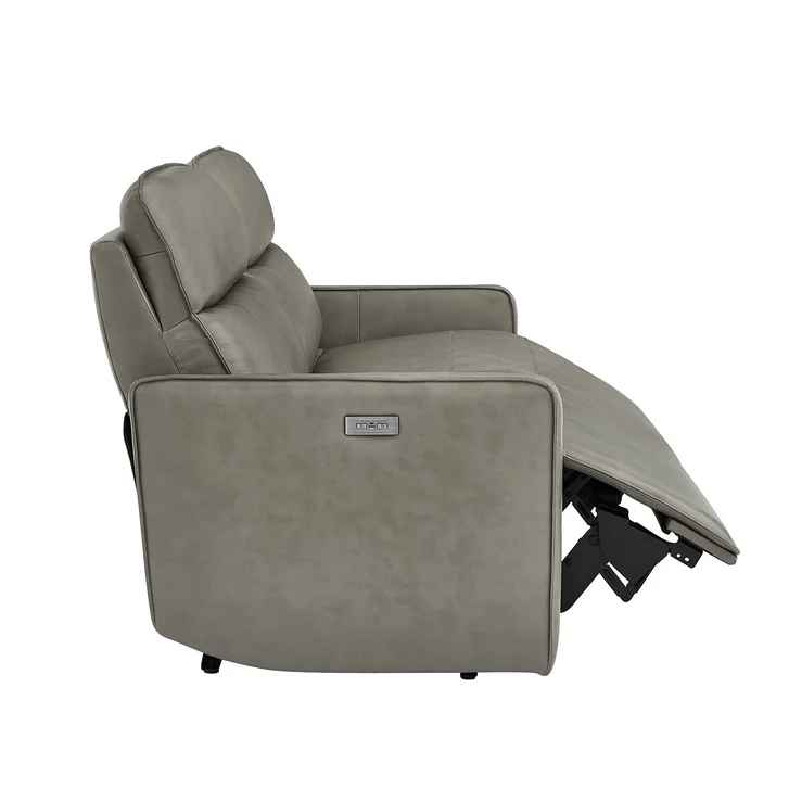 Henredon Keira Leather Zero-gravity Reclining Sofa - Image 10