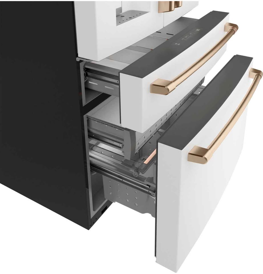 CAFÉ ENERGY STAR 22.3 Cu. Ft. Smart Counter-Depth 4-Door French-Door Refrigerator - Image 5