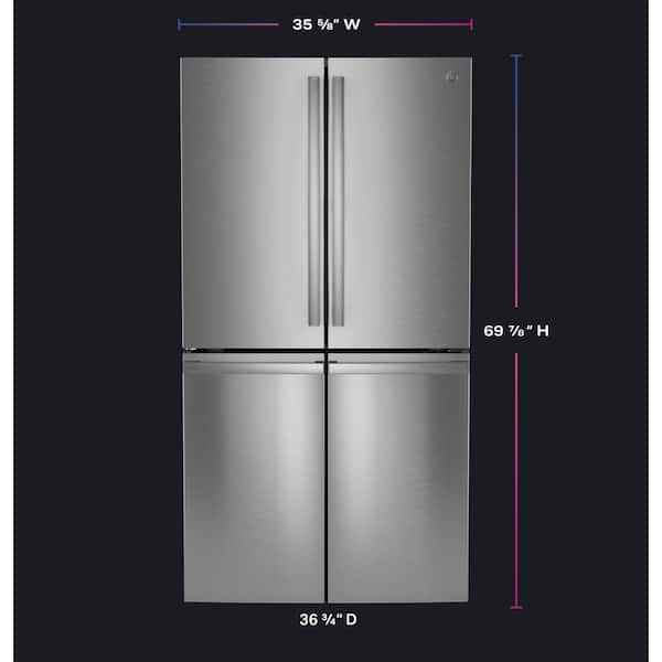 GE Profile™ ENERGY STAR 28.4 Cu. Ft. Quad-Door Refrigerator with Dual-Dispense AutoFill Pitcher - Image 6