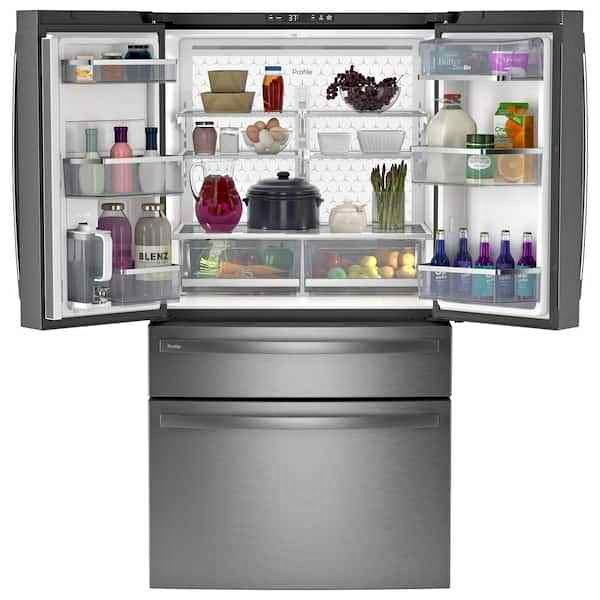 GE Profile 29 cu. ft. 4-Door French Door Refrigerator in Stainless Steel with Dual-Dispense Autofil