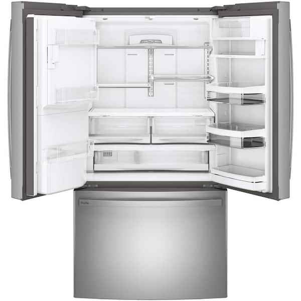 GE Profile 22.1 cu. ft. French Door Refrigerator with Hands-Free Autofill in Stainless Steel, ( CD ) - Image 4