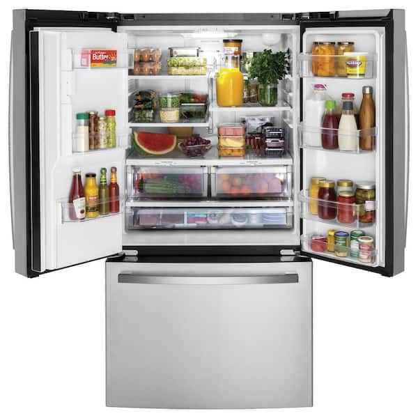 GE 25.6 cu. ft. French Door Refrigerator in Fingerprint Resistant Stainless Steel, ENERGY STAR - Image 5