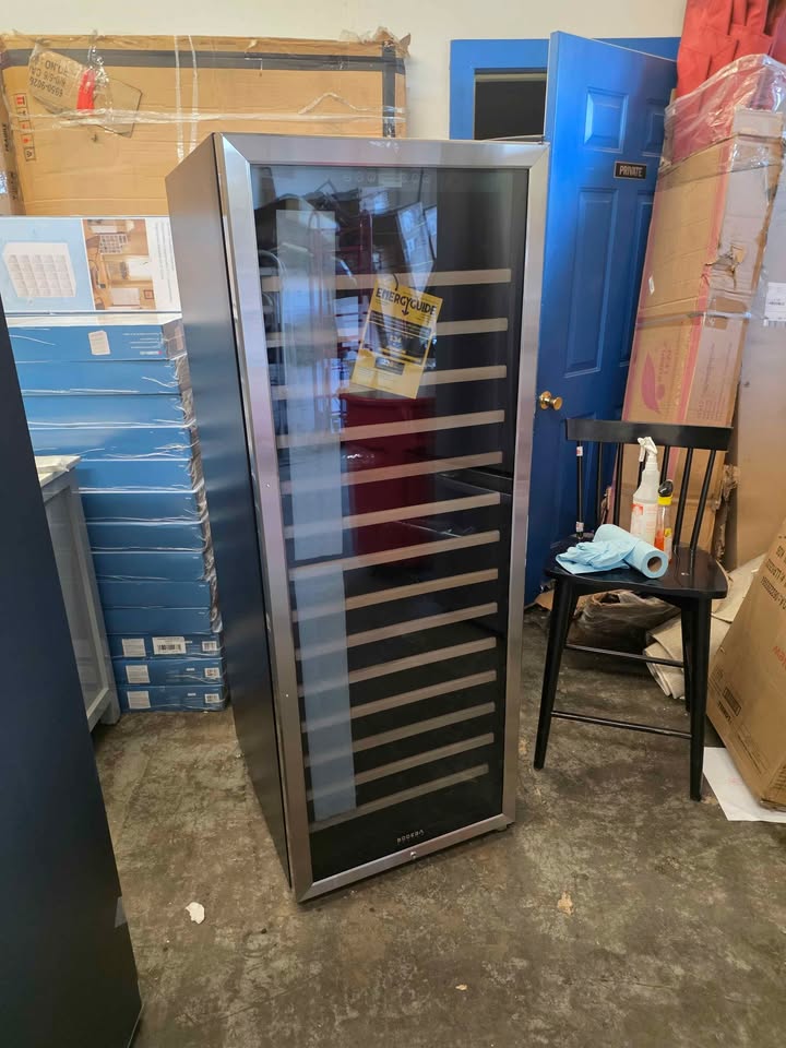 BODEGAcooler 24" Free Standing 154 Bottles Wine Cooler Single Zone - Image 6