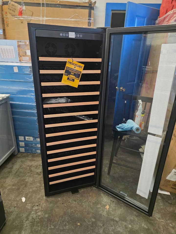 BODEGAcooler 24" Free Standing 154 Bottles Wine Cooler Single Zone - Image 8