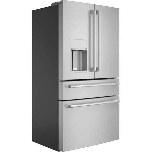Cafe 22.3 cu. ft. Smart Four-Door French Door Refrigerator with Hands-Free Autofill in Stainless -CD - Image 2