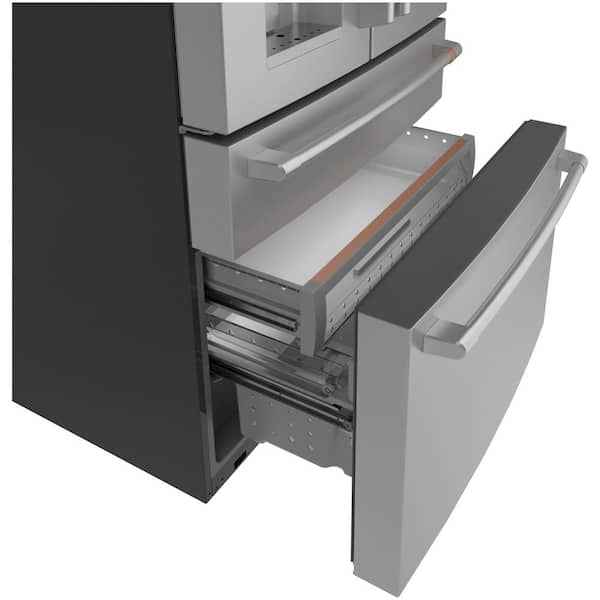 Cafe 22.3 cu. ft. Smart Four-Door French Door Refrigerator with Hands-Free Autofill in Stainless -CD - Image 5