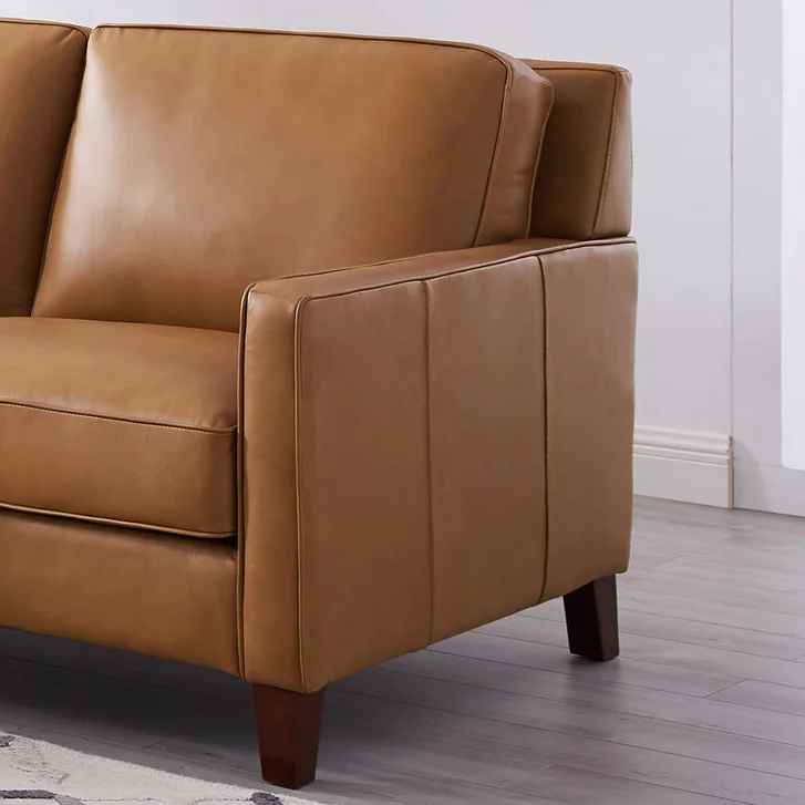 West Park Leather Sectional ( Retails $3700.00 ) - Image 2