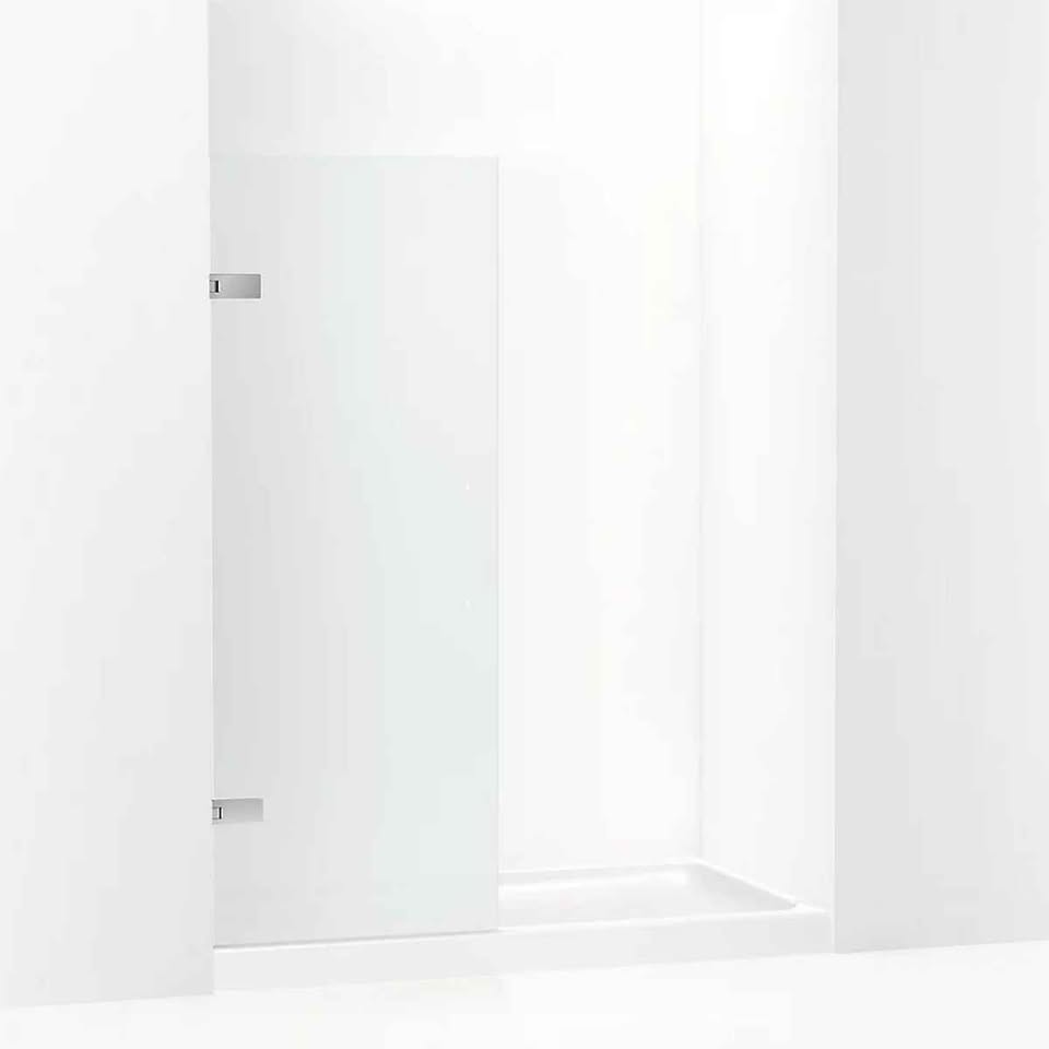 Kohler K-27718-10L-CP Composed Moving Panel Glass and Hinges, Polished Chrome